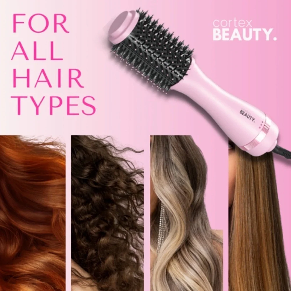 Cortex Professional 2” Pink Volumizing Blowout Hot Brush 2 Speed NIB